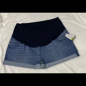 Time and Tru Maternity Jean Shorts